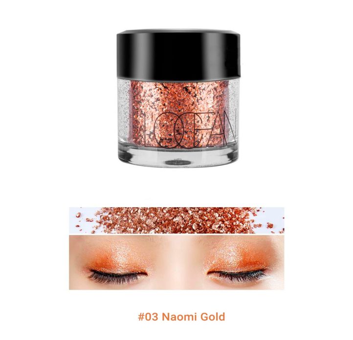 L'OCEAN Тени для век кремовые  пигментные Creamy Pigment Eye Shadow 03 Naomi Gold