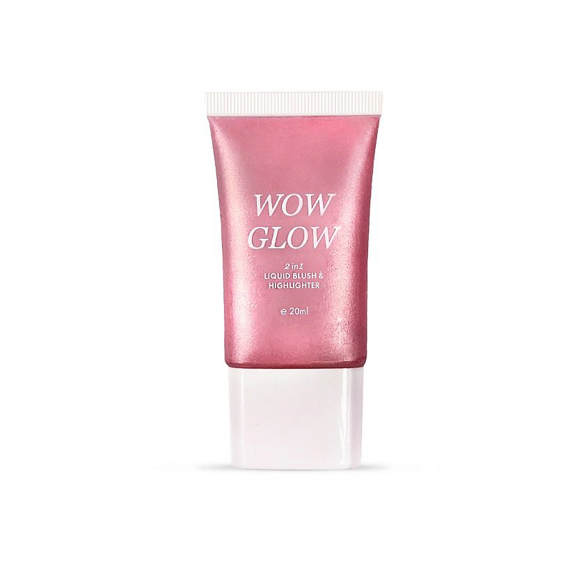 SELFIE STAR Жидкие румяна+хайлайтер для лица и тела СИЯНИЕ 2 in 1 Liquid Blush&Highlighter Wow 20мл