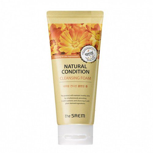 THE SAEM Пенка для умывания очищающая Natural Condition Cleansing Foam [Weak Acid] 150мл