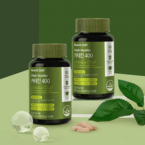 Nutri D-Day High Quality Catechin Diet 400 Катехин диетический высококачественный 400, 600мг*60табл