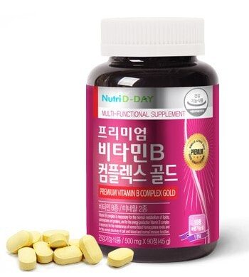 Nutri D-Day Комплекс премиум витаминов группы B Complex Premium Vitamin B Gold, 500 мг * 90 таб.