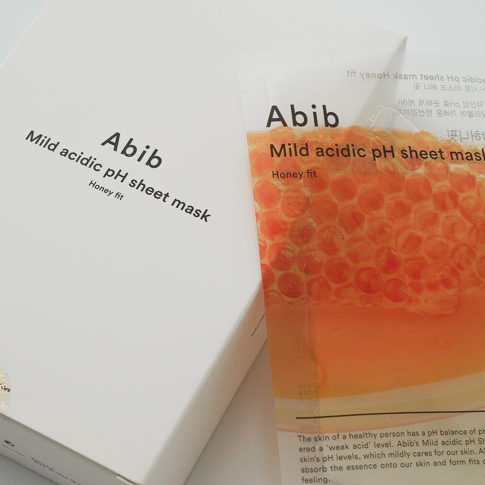 Abib Маска тканевая питательная слабокислотная с медом Mask Sheet Mild Acidic pH Honey Fit,30мл
