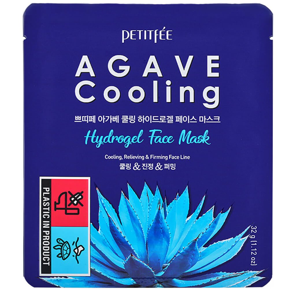Petitfee Гидрогелевая маска с агавой / Agave Lightening Hydrogel Face Mask, 32 г