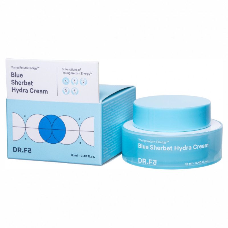 DR.F5 Крем-щербет для интенсивного увлажнения «мини» - Blue sherbet hydra cream, 12мл