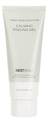 NEXTBEAU Успокаивающий отшелушивающий гель с маслом семян кон/Hemp Seed Solution Calming Peeling Gel