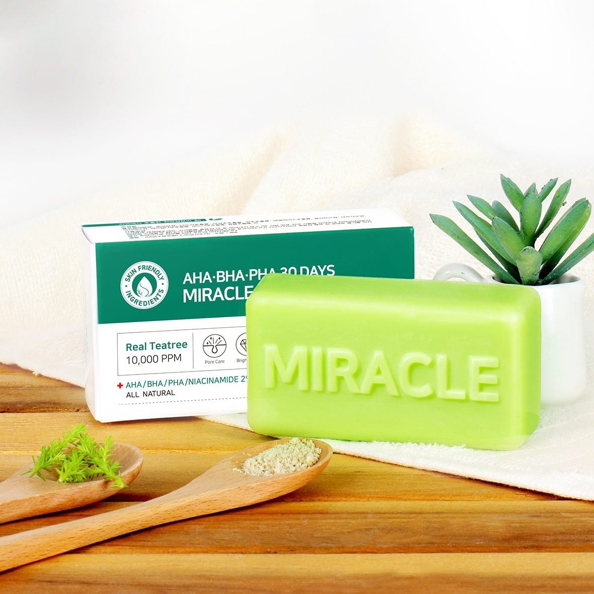 Some By Mi AHA-BHA-PHA 30 Days Miracle Cleansing Bar 106g Очищающее мыло для проблемной кожи