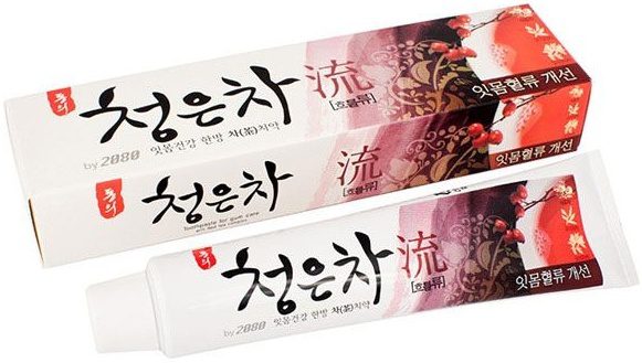DENTAL CLINIC 2080 Зубная паста ВОСТОЧНЫЙ КРАСНЫЙ ЧАЙ Cheong-en-cha Ryu Toothpaste, 125 гр