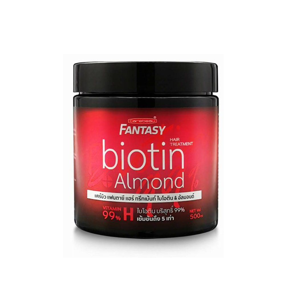 CAREBEAU Маска для волос БИОТИН И МИНДАЛЬ Fantasy Hair Treatment Biotin & Almonds, 500 г