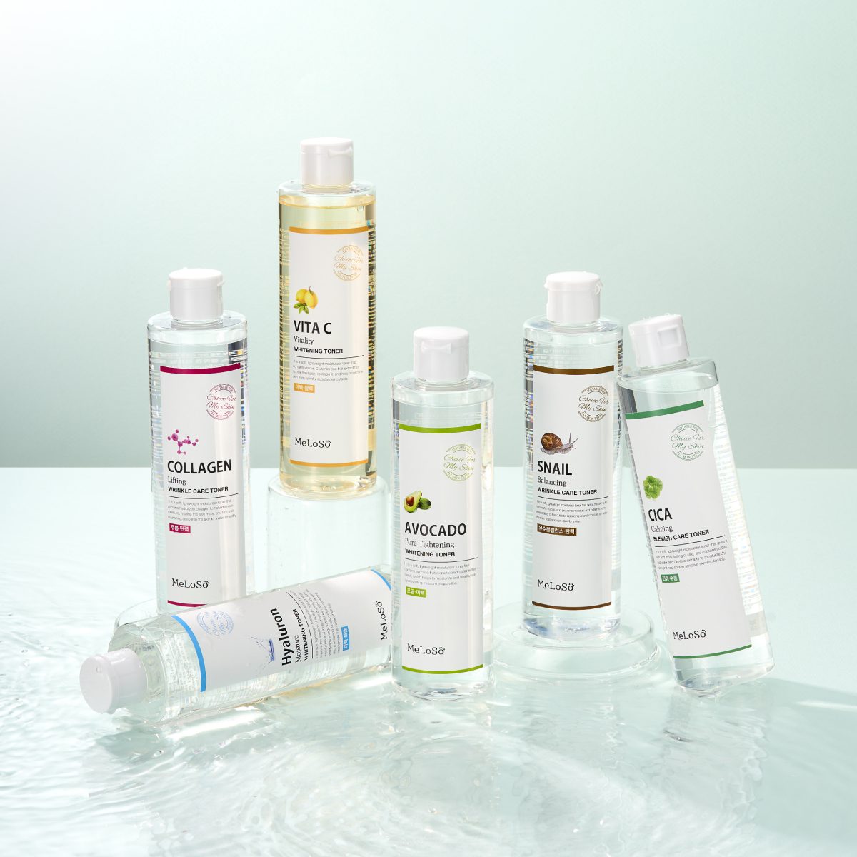 Meloso Avocado Pore Tightening Whitening Toner Отбеливающий тоник для сужения пор с экстрактом авока