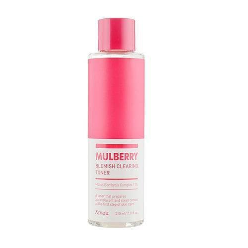 A'pieu Тонер для лица осветляющий с горной шелковицей Mulberry Blemish Clearing Toner, 210ml