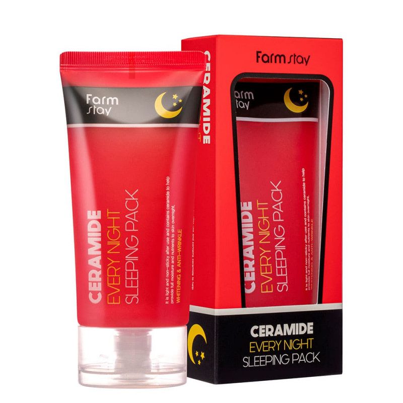 Farm Stay Pack Sleeping Ceramide Every Night Маска ночная с керамидами для ежедневного использования Farm Stay Pack Sleeping Ceramide Every Night Маска ночная с керамидами для ежедневного использования