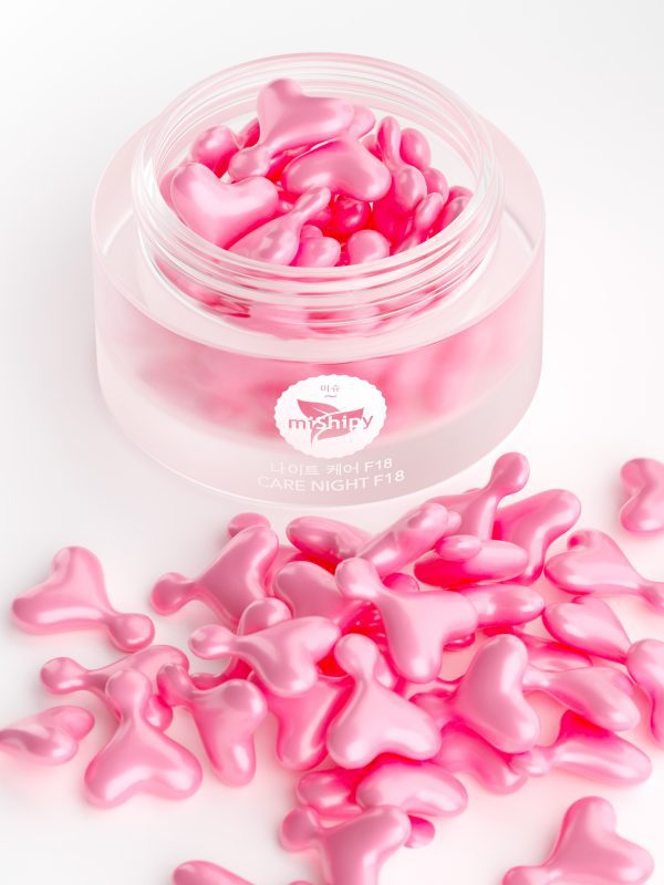 MISHIPY Сыворотка в капсулах для лица ПЕРСИК и АВОКАДО Care Night F18, 30 капсул