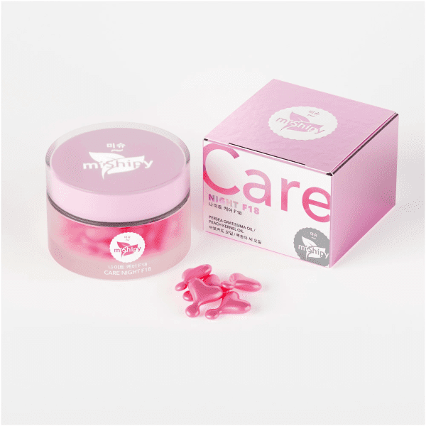 MISHIPY Сыворотка в капсулах для лица ПЕРСИК и АВОКАДО Care Night F18, 30 капсул