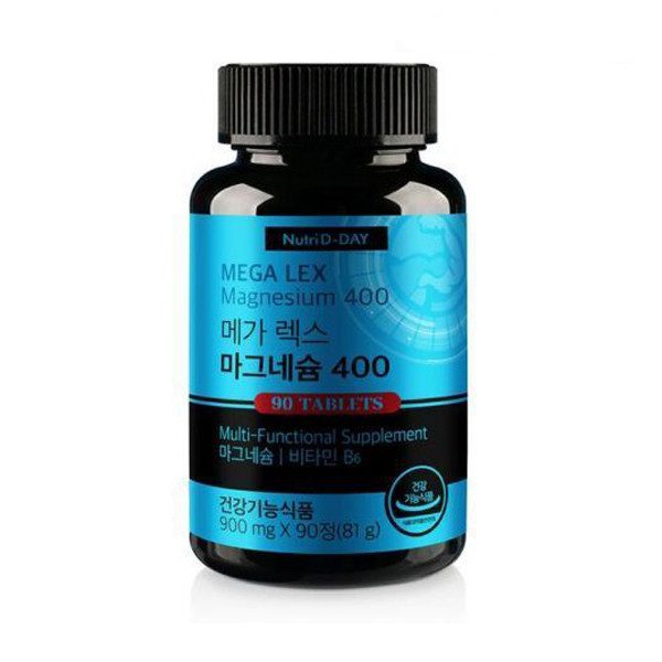 Nutri D-DAY Mega Lex Magnesium 400 Добавка магния многофункциональная, 900 мг * 90 табл.