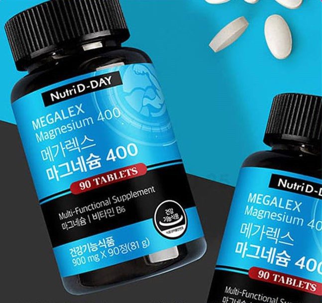 Nutri D-DAY Mega Lex Magnesium 400 Добавка магния многофункциональная, 900 мг * 90 табл.