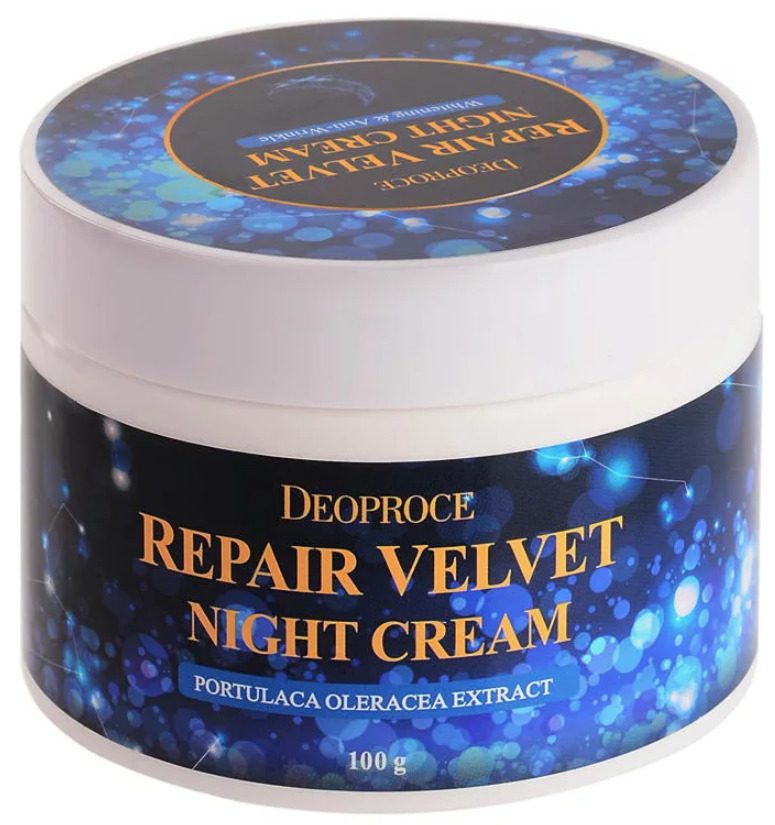 Deoproce Восстанавливающий ночной крем для лица Moisture Repair Velvet Night Cream