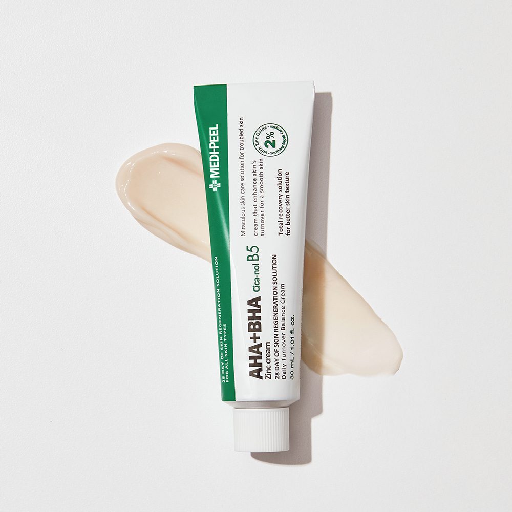 MEDI-PEEL Обновляющий крем с цинком и центеллой AHA BHA Zinc Cica-Nol B5 Cream