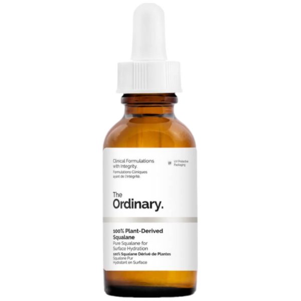 The Ordinary 100% Plant-Derived Squalane 30ml,Увлажняющая сыворотка-масло для лица для эластичности