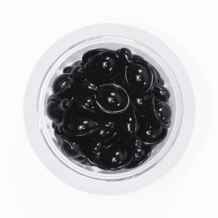 MISHIPY Сыворотка в капсулах для лица ЧЕРНЫЙ ЖЕМЧУГ и БЕЛАЯ ЛИЛИЯ Care Black Pearl F15, 30 капсул
