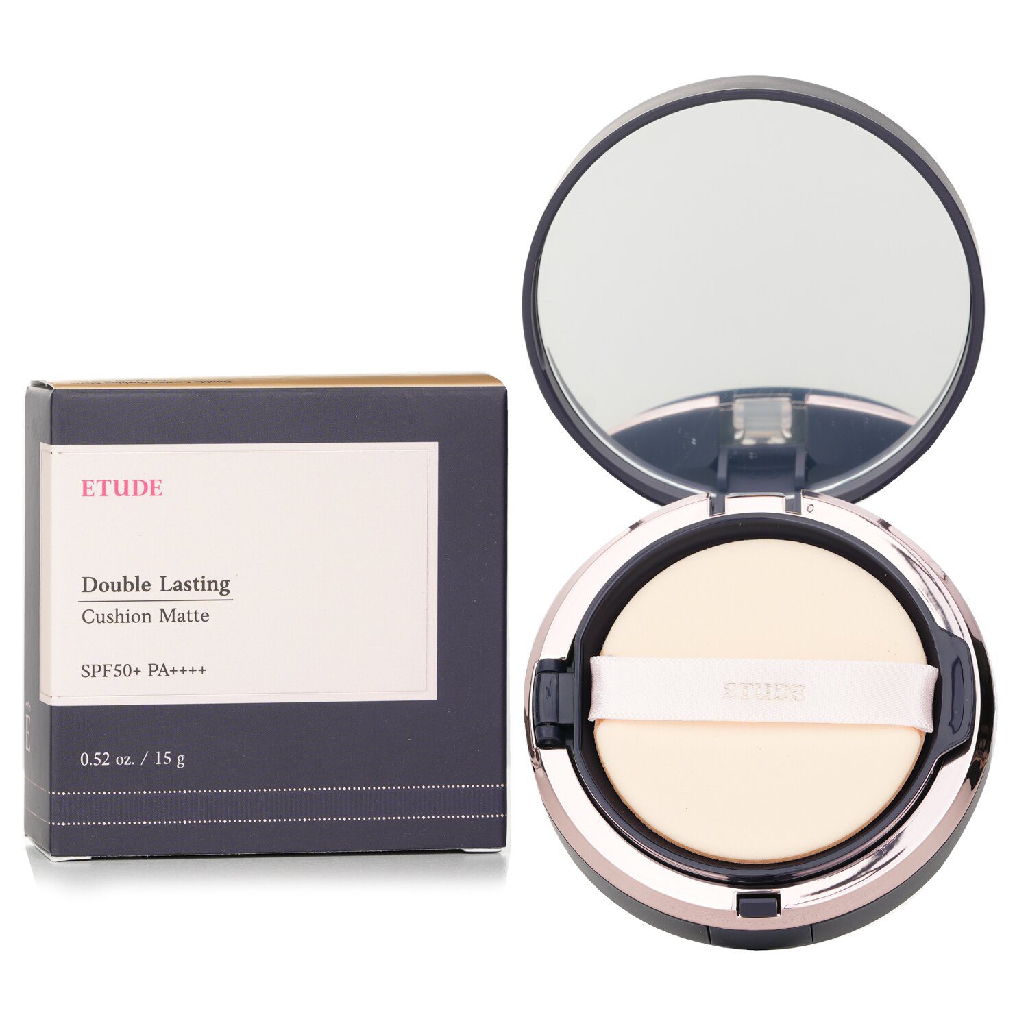 Etude Double Lasting Cushion Matte № 21N1 Neutral Beige(Нейтральный бежевый) SPF50+/PA+++ Кушон мато