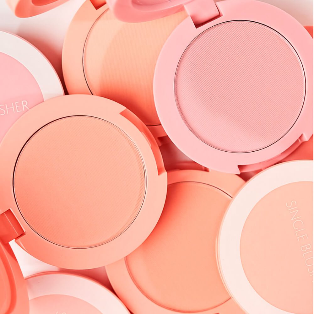 THE SAEM Румяна компактные Saemmul Single Blusher CR01 Naked Peach 5гр