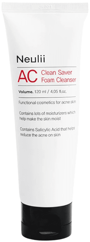 Neulii Пенка для лица для чувствительной кожи/AC Clean Saver Foam Cleanser 120ml