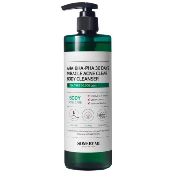 Some By Mi Очищающий гель/проблемной кожи/AHA-BHA-PHA 30 Days Miracle Acne Clear Body Cleanser 400г