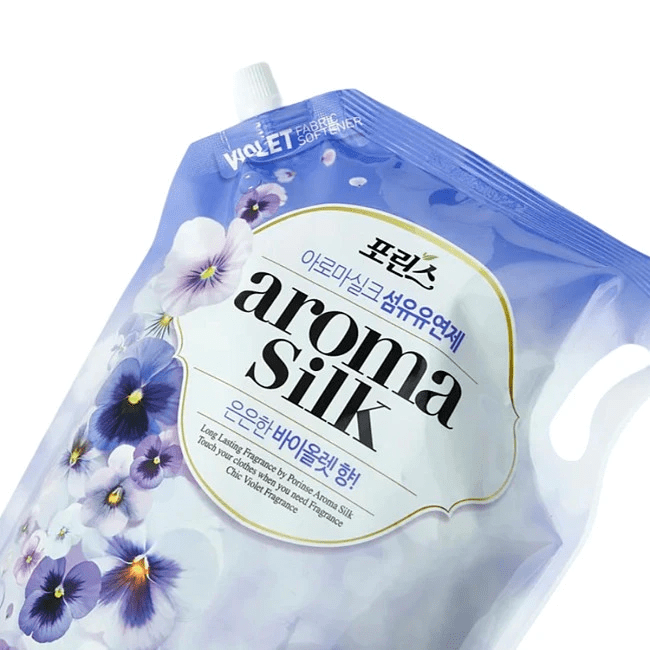 LN Кондиционер для белья с ароматом Фиалки "Aroma Silk", 2.1 л (мягкая упаковка)
