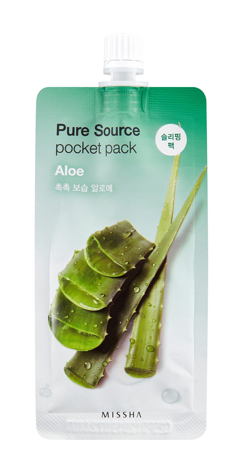 Missha Pure Source Ночная несмыв. маска для лица с экстрактом сока алоэ/Pocket Pack - Aloe 10 мл Missha Pure Source Ночная несмыв. маска для лица с экстрактом сока алоэ/Pocket Pack - Aloe 10 мл