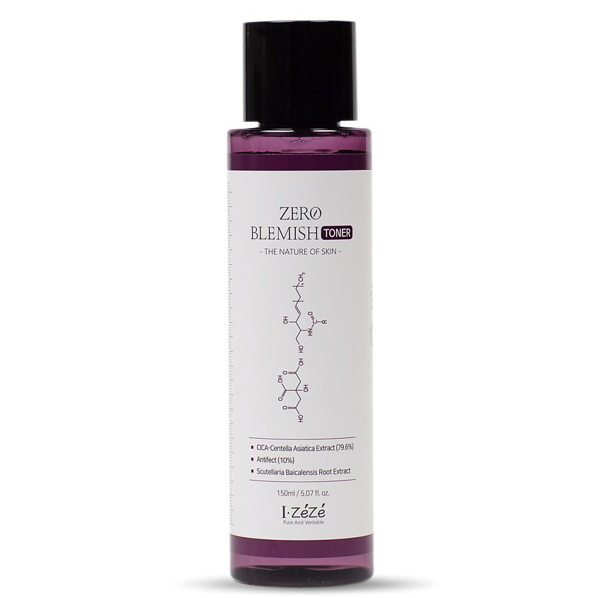 IZEZE Zero Blemish Toner 150ml,Инновационный успокаивающий тонер для лица 150 мл