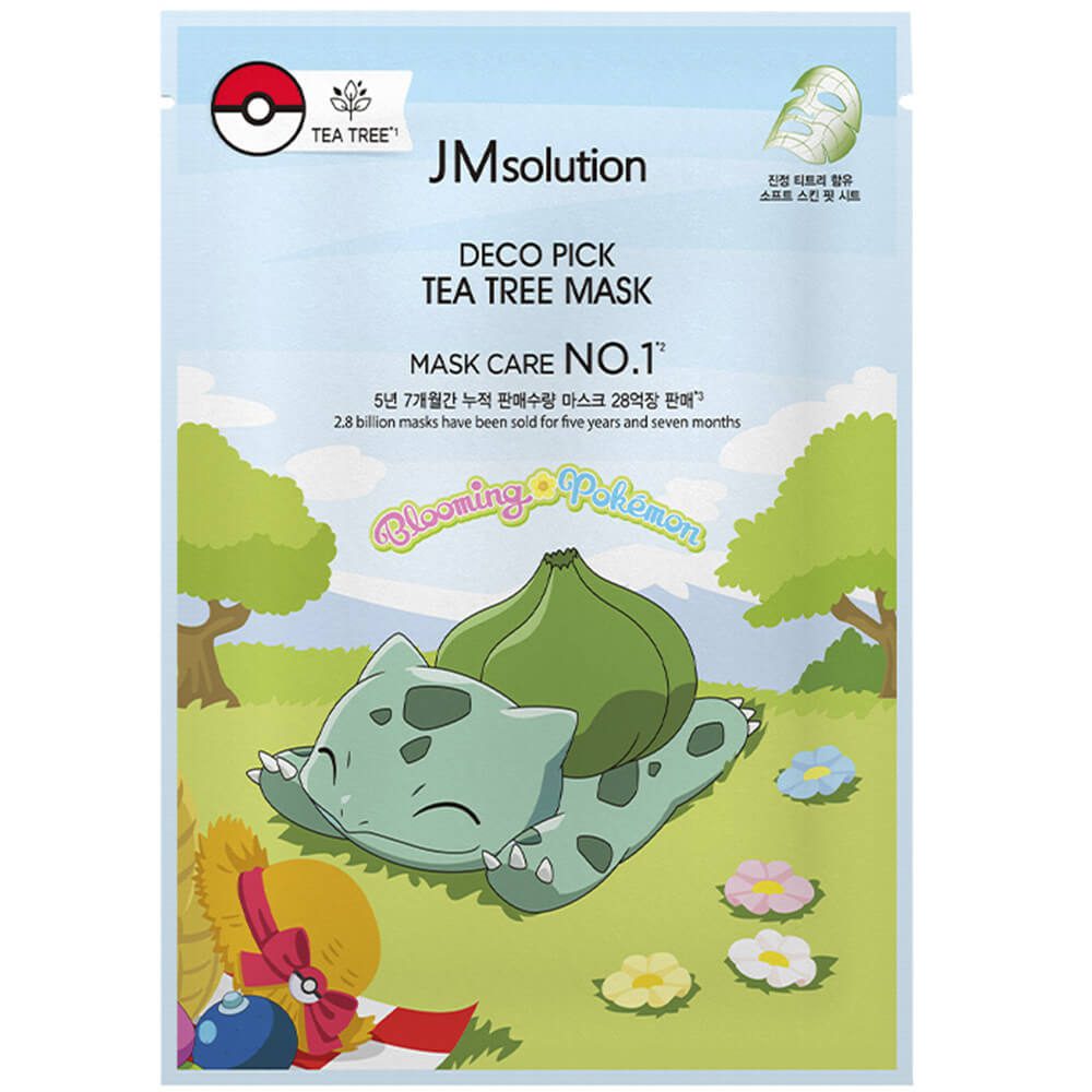 JMsolution Deco Pick Tea Tree Mask Тканевая маска с чайным деревом против воспалений 30ml*1шт