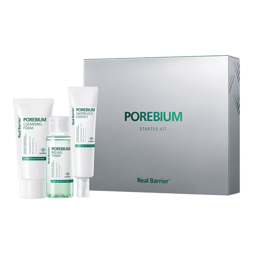 Real Barrier Набор миниатюр с энзимами для сужения пор/Porebium Starter Kit