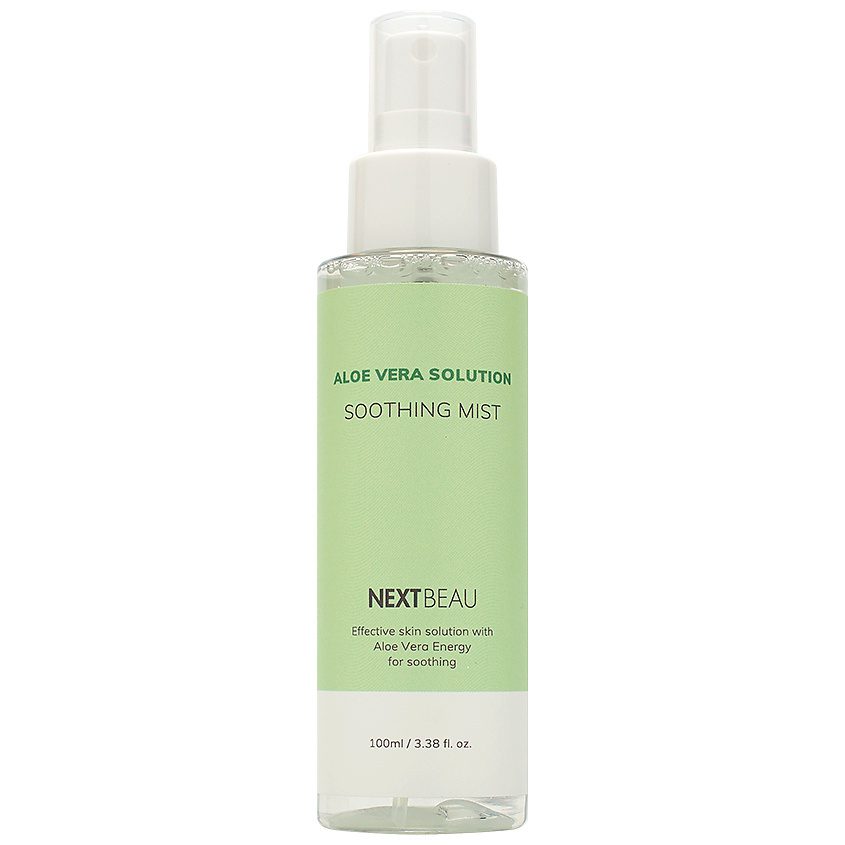 NEXTBEAU Успокаивающий мист с экстрактом алоэ/Aloe Vera Solution Soothing Mist 100мл