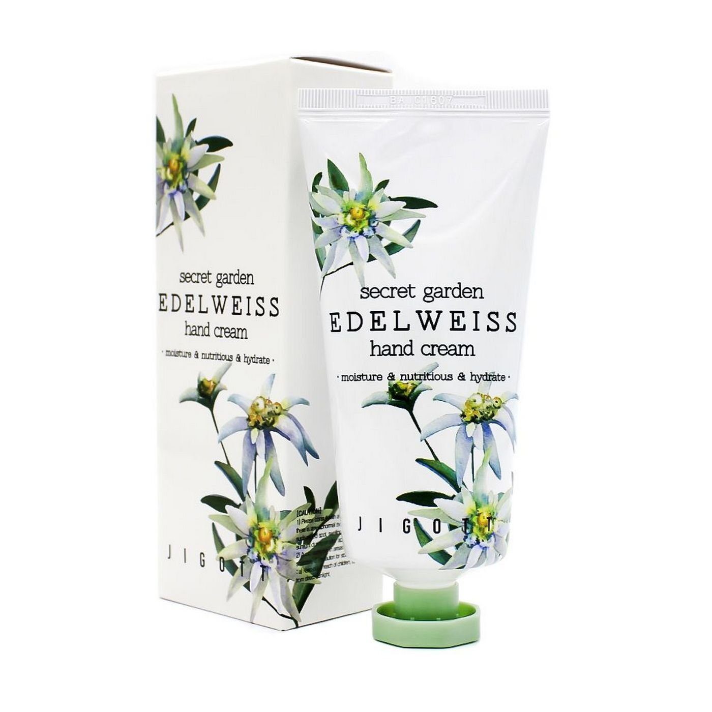 JIGOTT Крем для рук с экстрактом эдельвейса/SECRET GARDEN EDELWEISS HAND CREAM 100мл