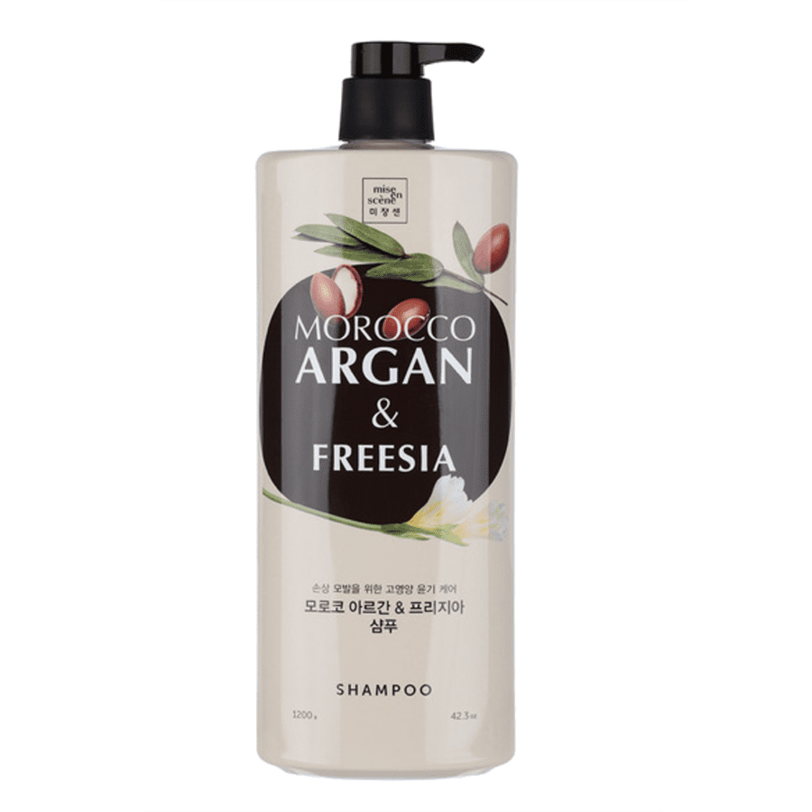 MISEENSCENE Шампунь для волос с марокканским аргановым маслом/MOROCCO ARGAN&FREESIA SHAMPOO 1200мл