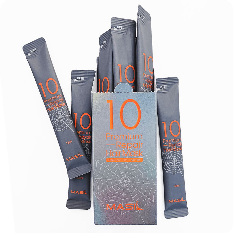MASIL 10 Protein Repair Hair Mask Восстанавливающая премиум-маска для волос 12ml*1шт