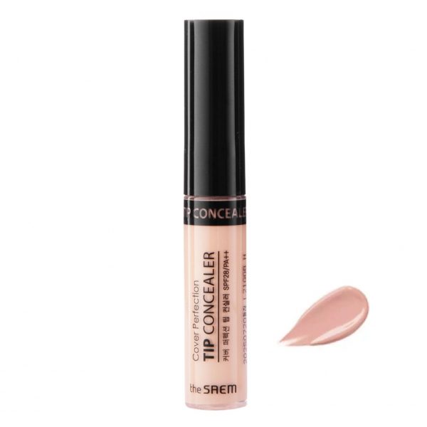 THE SAEM Консилер для макияжа Cover Perfection Tip Concealer Peach Beige 6,5гр