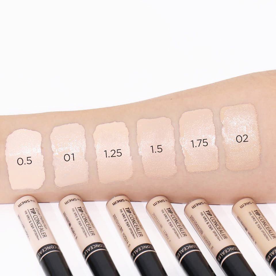 THE SAEM Консилер для макияжа Cover Perfection Tip Concealer Peach Beige 6,5гр