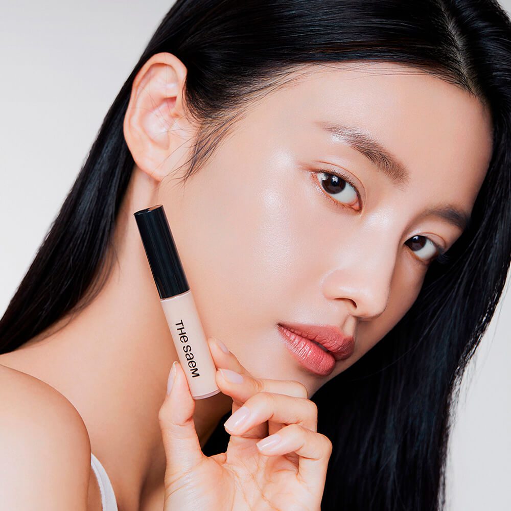 THE SAEM Консилер для макияжа Cover Perfection Tip Concealer Peach Beige 6,5гр