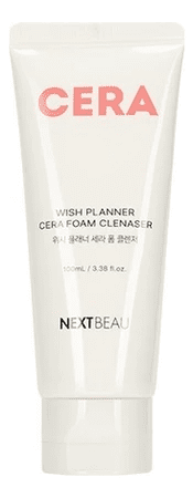 NEXTBEAU Очищающая пенка для умывания с керамидами для чувствительно/Wish Planner Cera Foam Cleanser NEXTBEAU Очищающая пенка для умывания с керамидами для чувствительно/Wish Planner Cera Foam Cleanser