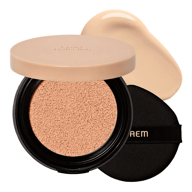 The Saem Консилер-кушон со сменным блоком Cover Perfection Concealer Cushion 1.5 Natural Beige