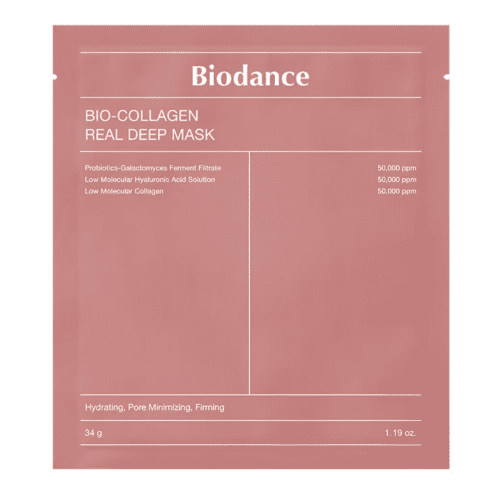 Biodance Bio-Collagen Real Deep Mask Ночная гидрогелевая маска с коллагеном/эластичность кожи34г*1шт
