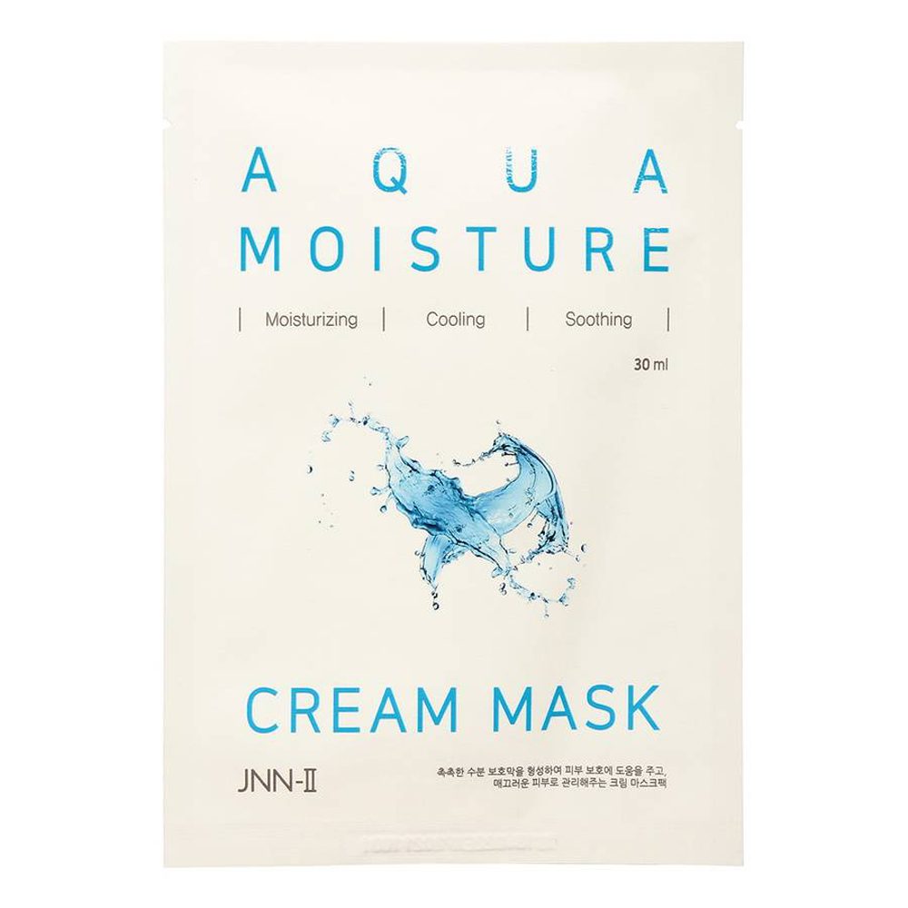 JNN-II AQUA MOISTURE CREAM MASK Маска тканевая увлажняющая 30мл JNN-II AQUA MOISTURE CREAM MASK Маска тканевая увлажняющая 30мл
