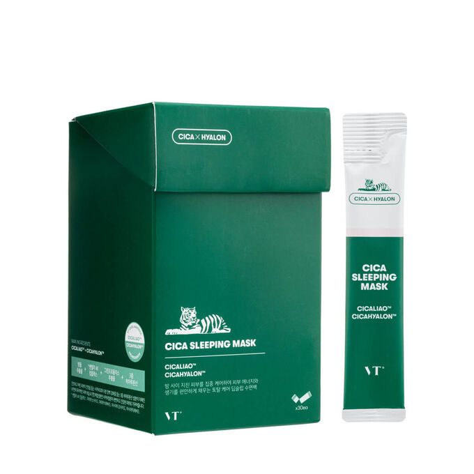VT Cosmetics Cica Sleeping Mask Ночная маска для чувствительной и проблемной кожи 4ml*1шт