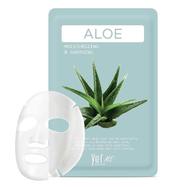 YU.R ME Тканевая маска для лица с экстрактом алоэ - Aloe sheet mask, 1шт