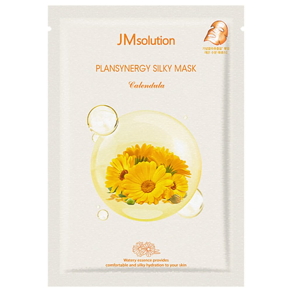 JMsolution Plansynergy Silky Mask Успокаивающая тканевая маска с календулой 30ml*1ea