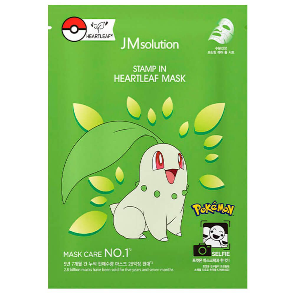 JMsolution Stamp In Heartleaf Mask Успокаивающая тканевая маска с хауттюйнией 30ml*1ea