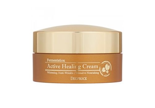 Deoproce Fermentation Active Healing Cream Крем для лица питательный кислородный