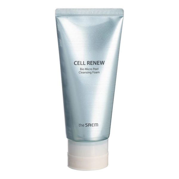 THE SAEM Пенка с растительными стволовыми клетками Cell Renew Bio Micro Peel Cleansing Foam 170мл