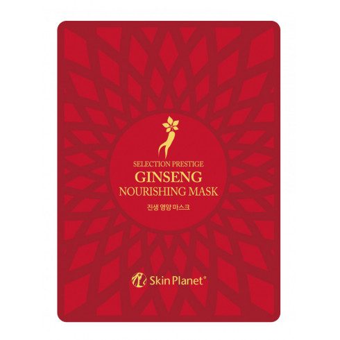 MIJIN Маска тканевая для лица женьшень/Skin Planet GINSENG NOURISHING MASK 25гр